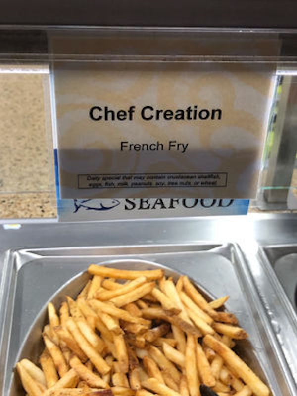 fail junk food - Chef Creation French Fry Ku Seafuuu