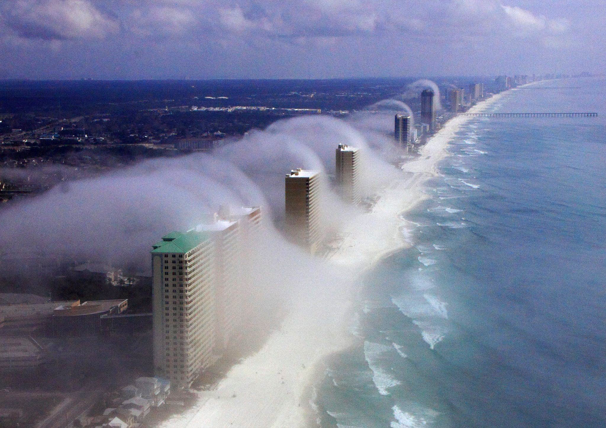 These are fantastic Condo Wave Clouds also known as cloud tsunami.