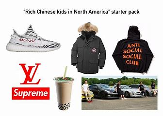 starter pack for rich Chinese American