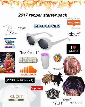 starter pack for rappers in 2017