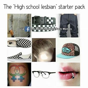 starter pack for teenage lesbians