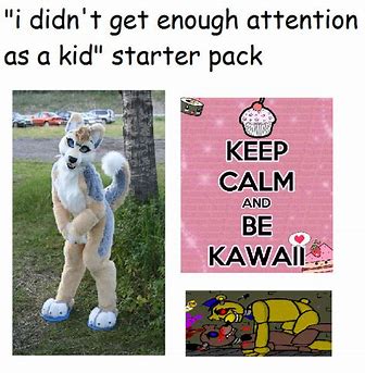 starter pack for people with weird kinks on the internet