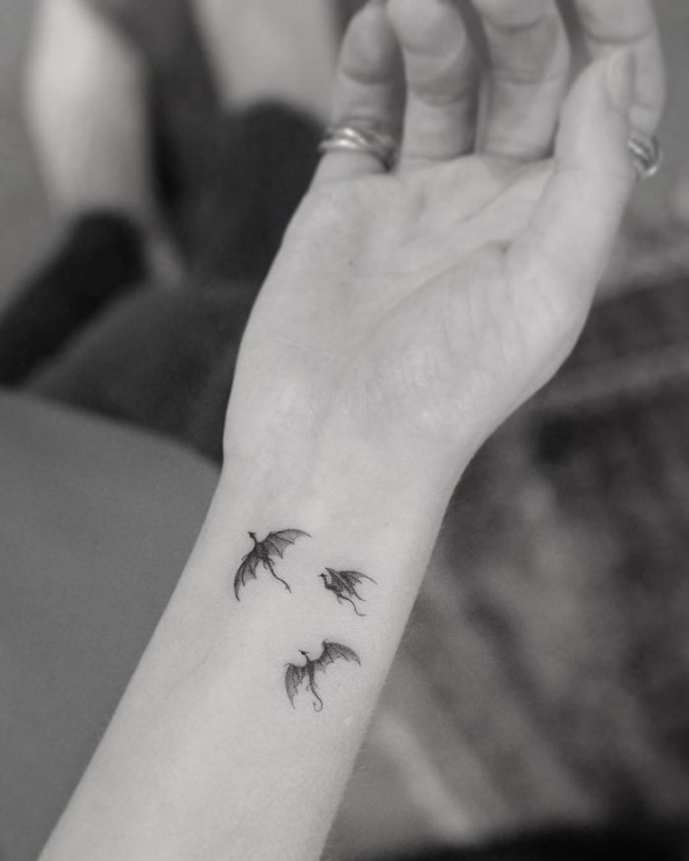 game of thrones dragons tattoo