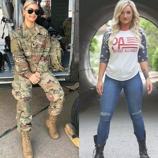 sexy female soldiers - Patriot Alliance Cheather arrett