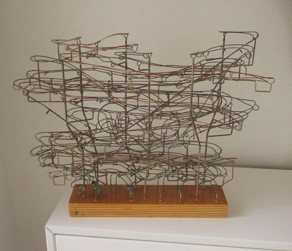 wire marble run