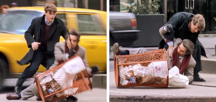 Scent of a Woman - Al Pacino falling over the trash can was unplanned.