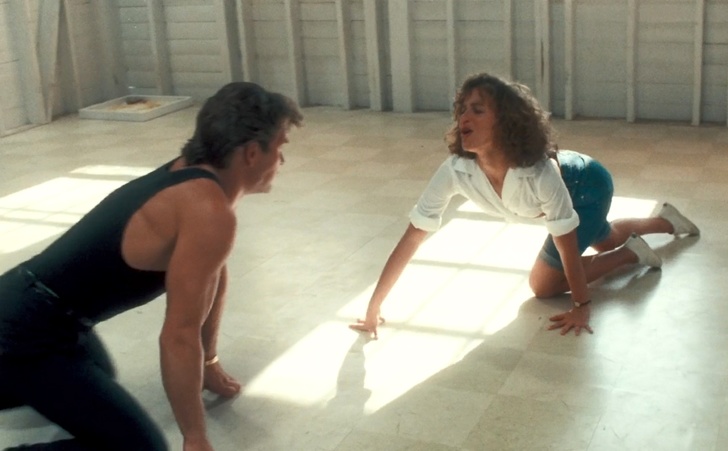 Dirty Dancing - Patrick Swayze and Jennifer Grey crawling on the floor was not originally a part of the film.