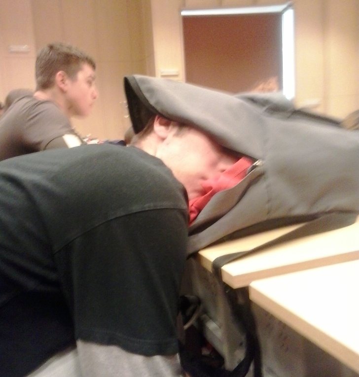 students sleeping in class meme