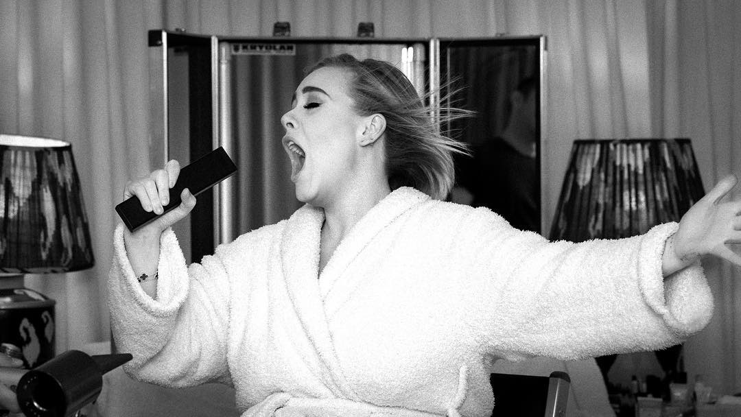 Adele playing around at Capital One arena.