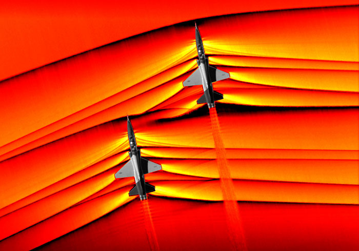 Amazing Nasa Photos Capture Supersonic Shock Waves Of Jets