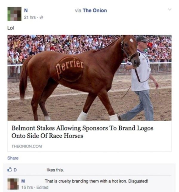 horse racing cruel reddit - via The Onion 21 hrs. Lol nerrier Belmont Stakes Allowing Sponsors To Brand Logos Onto Side Of Race Horses Theonion.Com Bd this. That is cruelty branding them with a hot iron. Disgusted! 15 hrs Edited