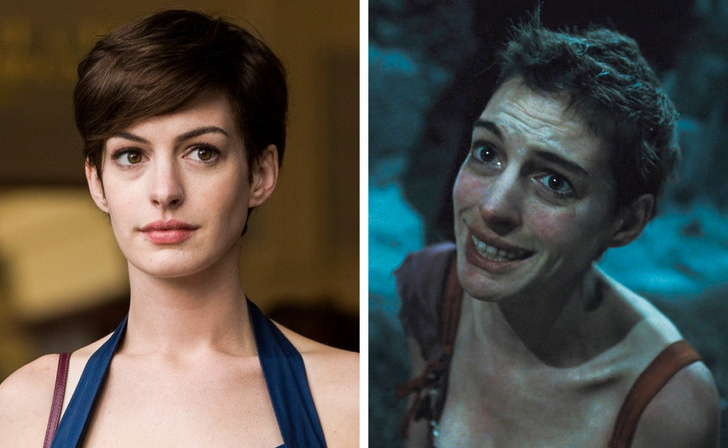 Anne Hathaway lost 24 lbs for Les Miserables.