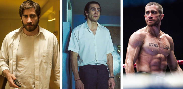Jake Gyllenhaal lost 22 lbs for Nightcrawler, then got pumped for Southpaw.