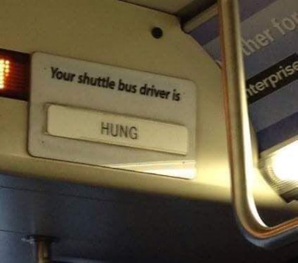 your shuttle bus driver is hung - ther for Your shuttle bus driver is terprise Hung