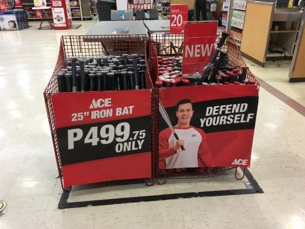 Bats are no longer sold for baseball.