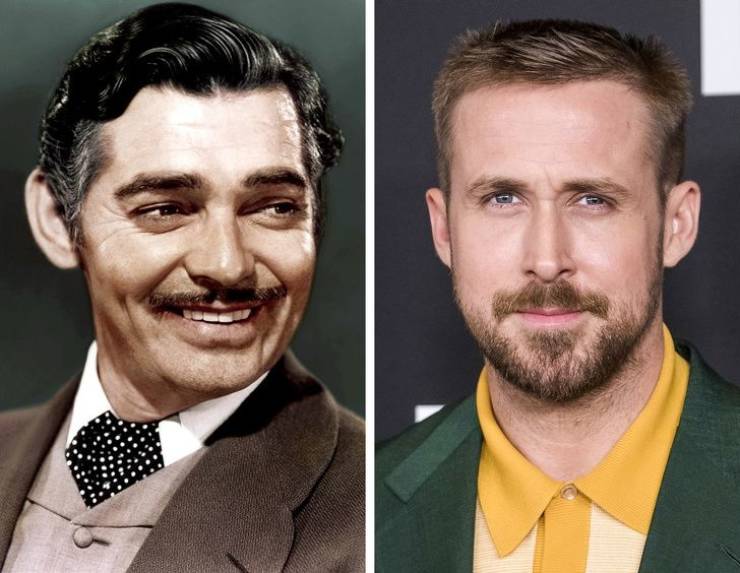 Clark Gable and Ryan Gosling, age 38