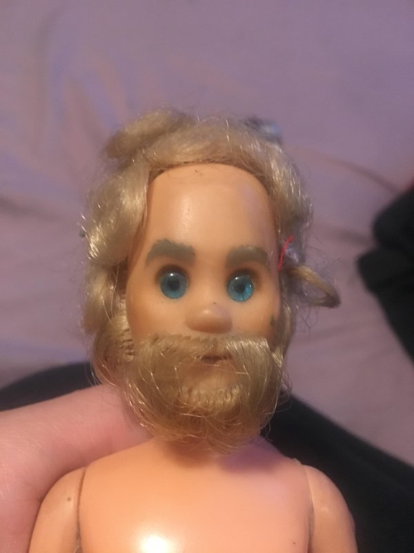 thrift store doll