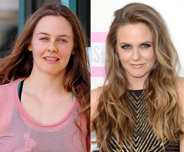 alicia silverstone without makeup