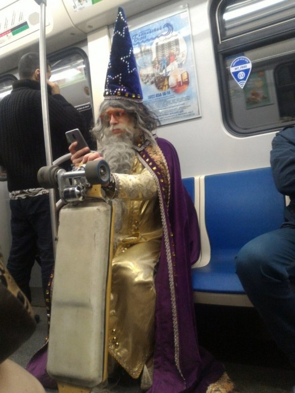 30 Strange things spotted on the subway.