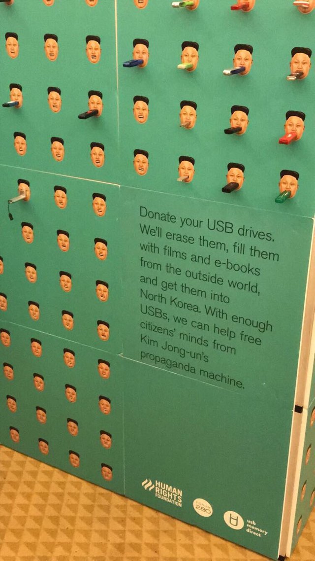 kim jong un usb drive - Donate your Usb drives. We'll erase them, fill them with films and ebooks from the outside world, and get them into Gooooo 6000 @ North Korea. With enough USBs, we can help free citizens' minds from Kim Jongun's propaganda machine.