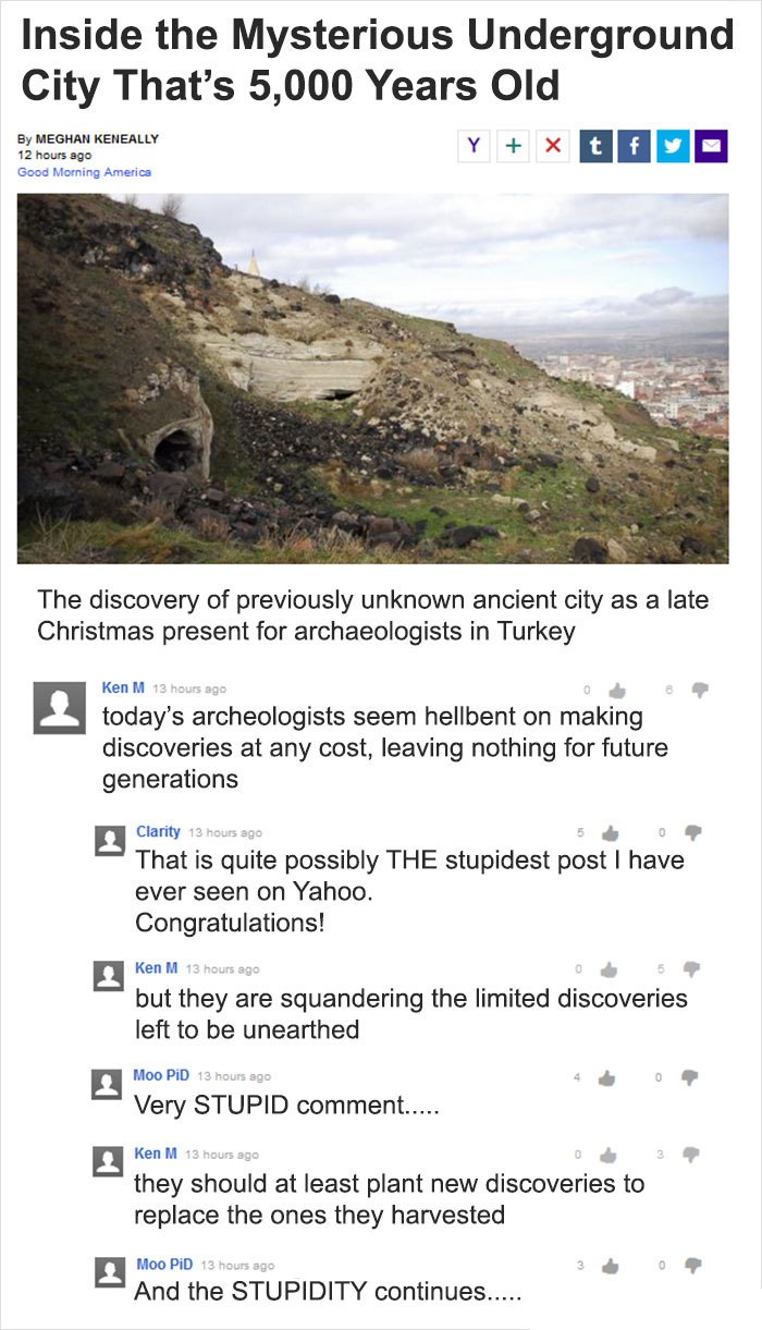 ken m best - Inside the Mysterious Underground City That's 5,000 Years Old By Meghan Keneally 12 hours ago Good Morning America The discovery of previously unknown ancient city as a late Christmas present for archaeologists in Turkey Ken M 13 hours ago to
