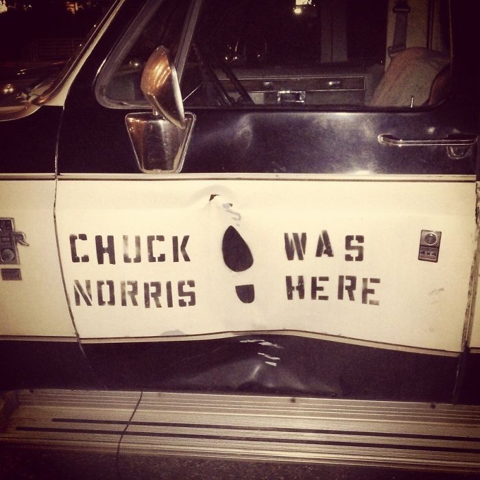 Car - Chuck Norris Was I Here