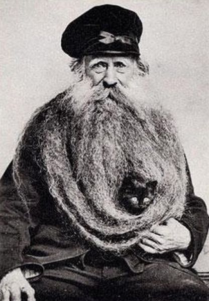 historical photo of captain's beard