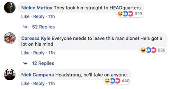 Man with big head mugshot gets roasted online.