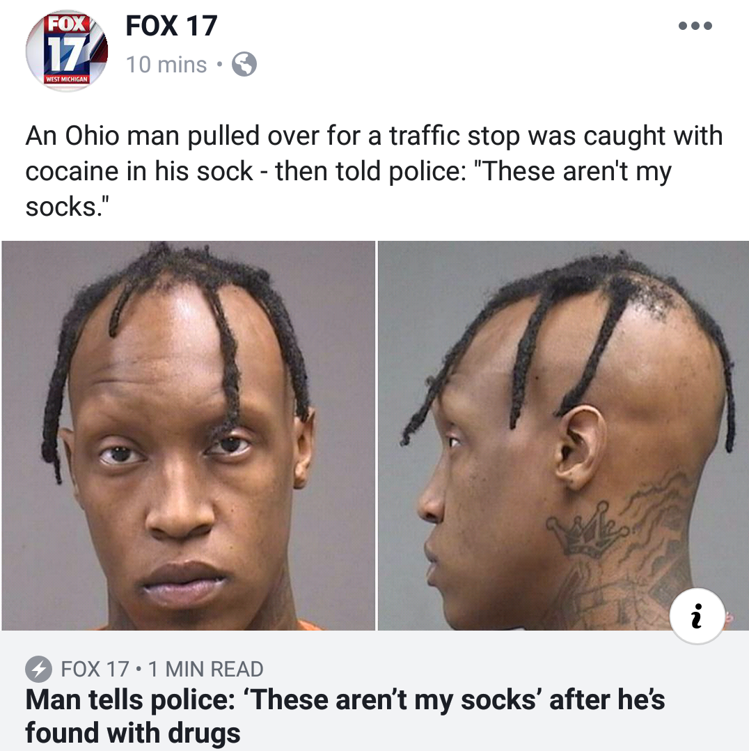 damien clark ohio - Fox 17 Fox 17 10 mins. An Ohio man pulled over for a traffic stop was caught with cocaine in his sock then told police "These aren't my socks." Fox 17.1 Min Read Man tells police 'These aren't my socks' after he's found with drugs