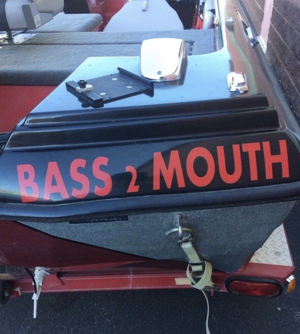 funny bass boat names - Bass 2 Mouth
