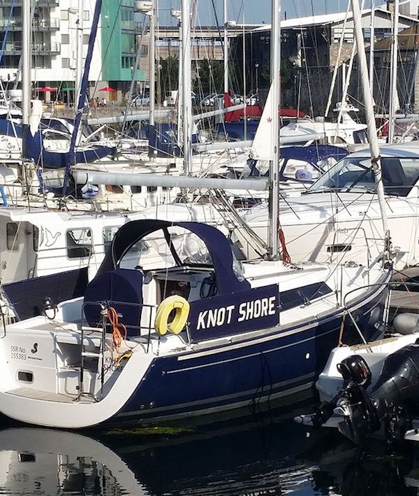 funny boat names - Knot Shore SS8 155202