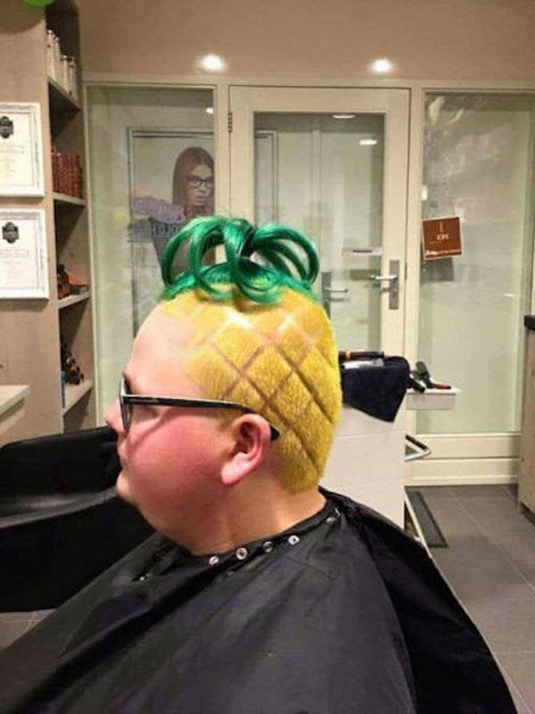 pineapple haircut meme