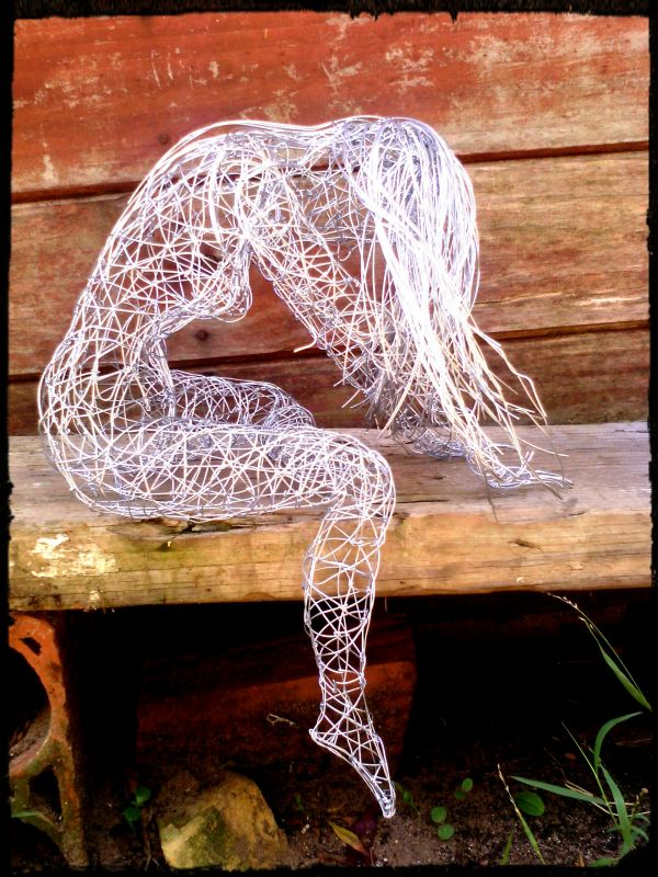 wire sculpture animals