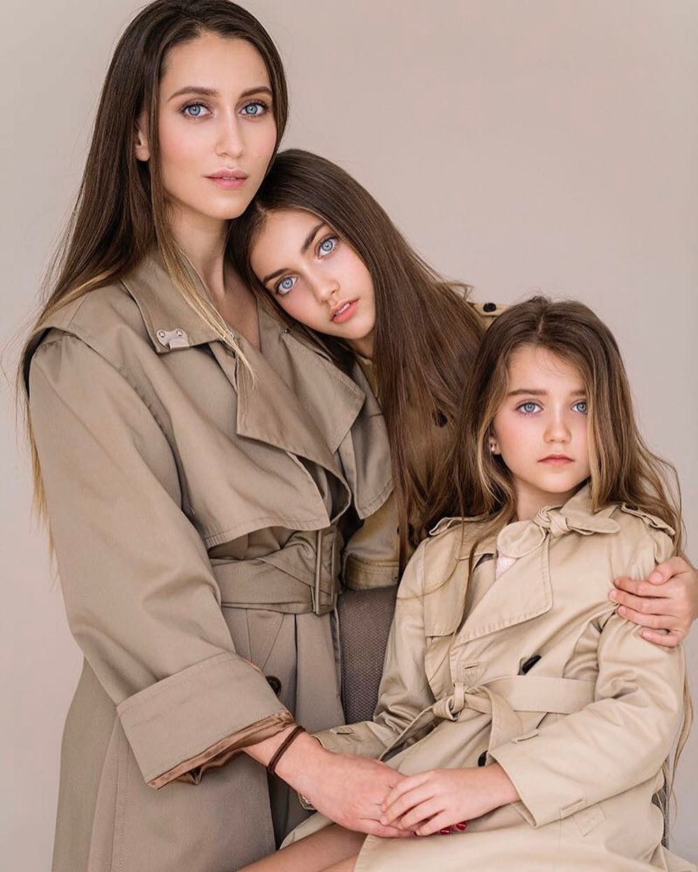 A mom and her daughters