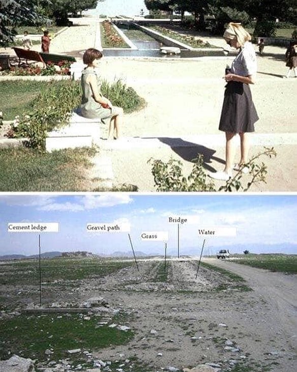 Afghanistan, 1970 vs. 2000s.