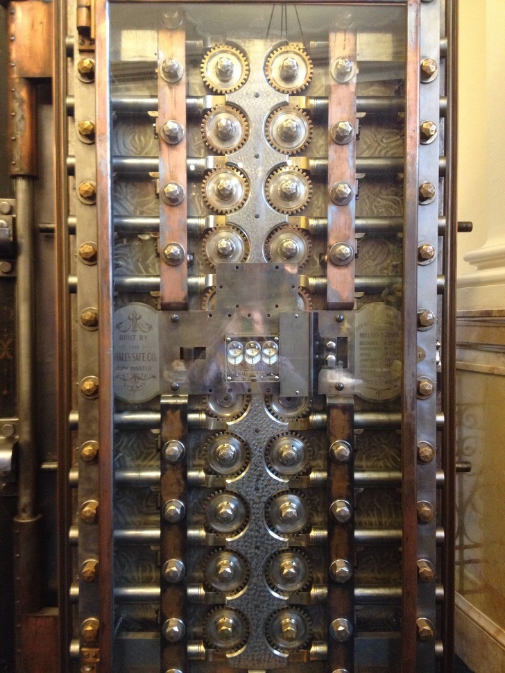 inside look inside of vault door - Built By Halls Safe Co. In Innatid