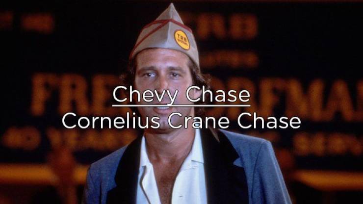photo caption - Chevy Chase Cornelius Crane Chase