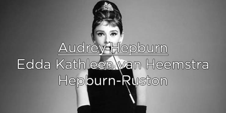monochrome photography - Audrey Hepburn Edda Kathleen van Heemstra HepburnRuston