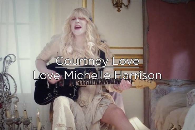 courtney love music video - Courtney Love Love Michelle Harrison