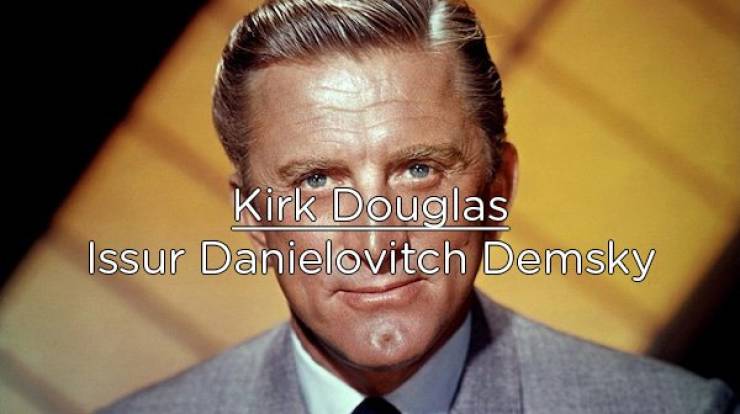 kirk douglas cleft chin - Kirk Douglas Issur Danielovitch Demsky