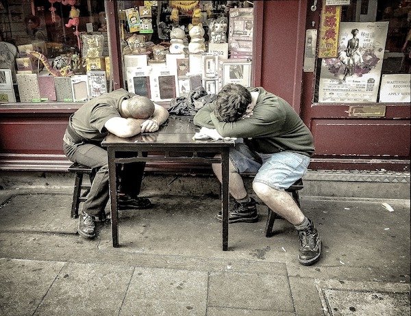 In North Dakota it's illegal to fall asleep with shoes on.