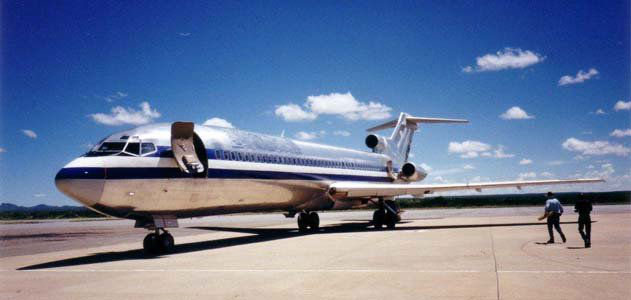 A Boeing 727 was stolen in Angola in 2003, with the thieves having no ability to fly an aircraft.