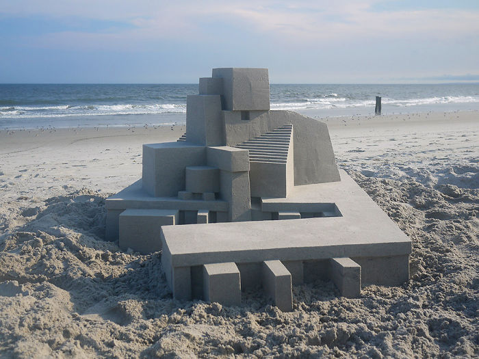 beach find calvin seibert sand castle