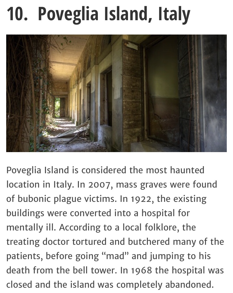 25 of some of the most creepiest places on Earth.