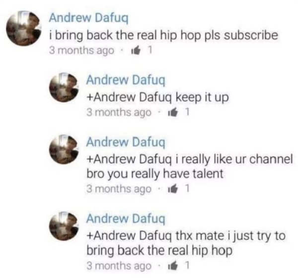 So Hot Hot Hot - Andrew Dafuq i bring back the real hip hop pls subscribe 3 months ago 1 Andrew Dafuq Andrew Dafuq keep it up 3 months ago 1 Andrew Dafuq Andrew Dafuq i really ur channel bro you really have talent 3 months ago 1 Andrew Dafuq Andrew Dafuq 
