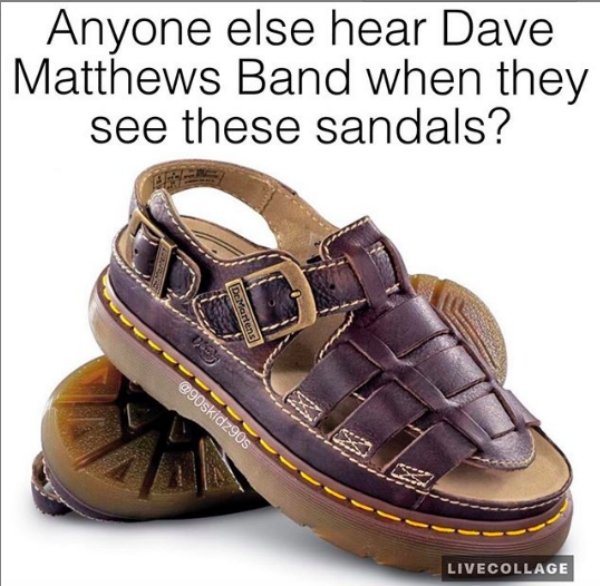 doc marten jesus sandals - Anyone else hear Dave Matthews Band when they see these sandals? De Martens 90s Livecollage