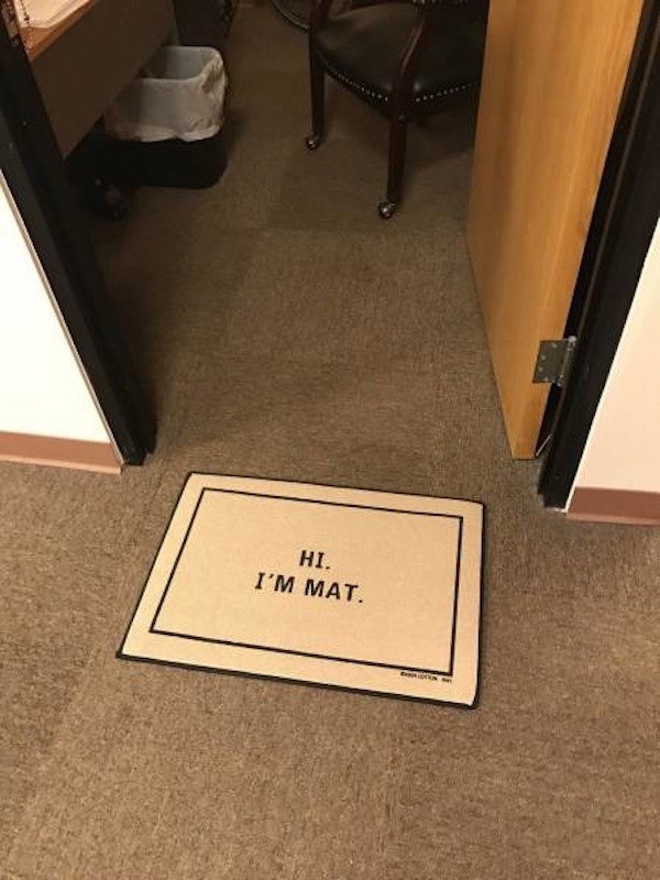 wtf floor - . I'M Mat.