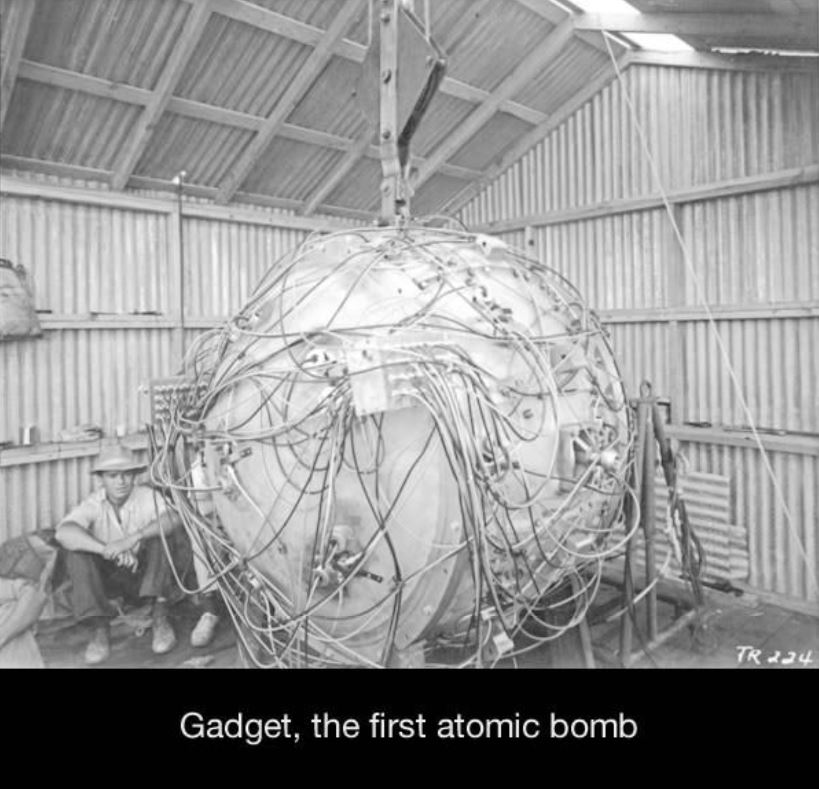 gadget atomic bomb - TR224 Gadget, the first atomic bomb