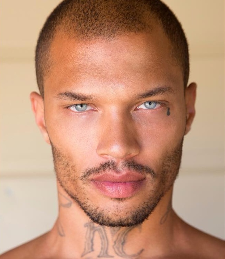 jeremy meeks with a tattoo under his eye
