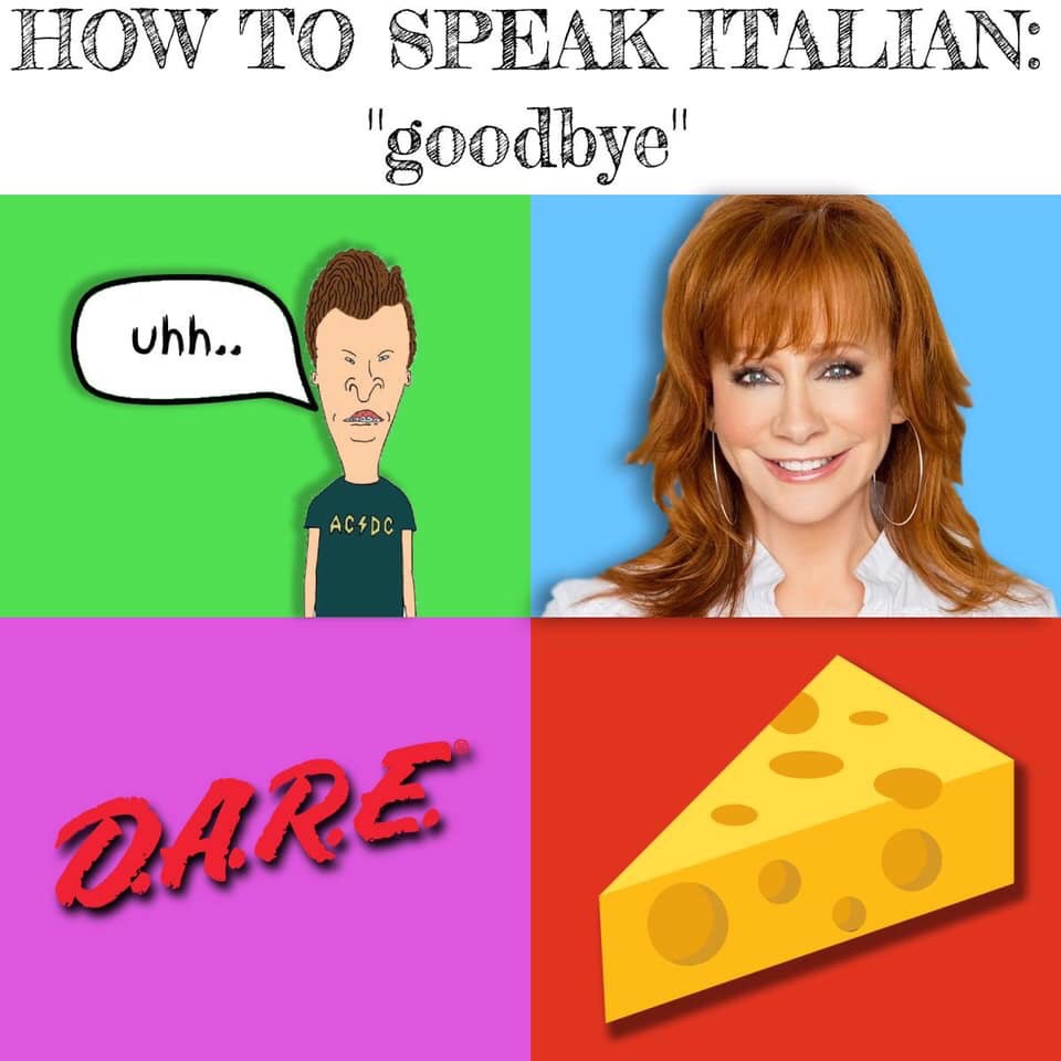 smile - How To Speak Italian "goodbye" uhh.. AcDc Qare